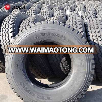 Heavy duty 11R22.5 315/80R22.5 385/65R22.5 Triangle truck tyre tires